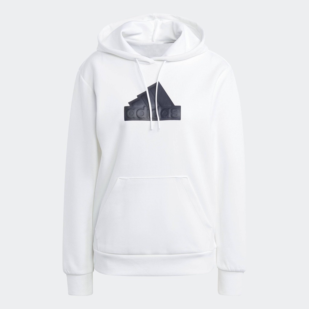 adidas Lifestyle Future Icons Badge of Sport Bomber Hoodie Women White IM4875