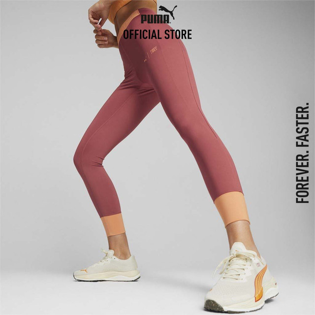 PUMA RUNNING - เลกกิ้งวิ่ง 7/8 ผู้หญิง PUMA x FIRST MILE สีแดง - 52393321
