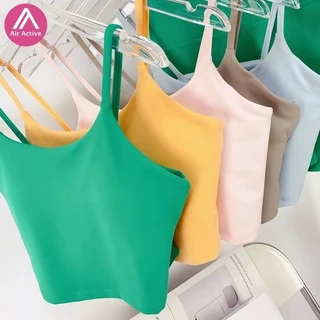 AirActive สปอร์ตบรา MotionFlow Bra มีฟองน้ำ น้ำหนักเบา ระบายอากาศ สายบ่าปรับได้ ดีไซน์เข้ารูป เหมาะสำหรับฟิตเนส วิ่ง โยคะ