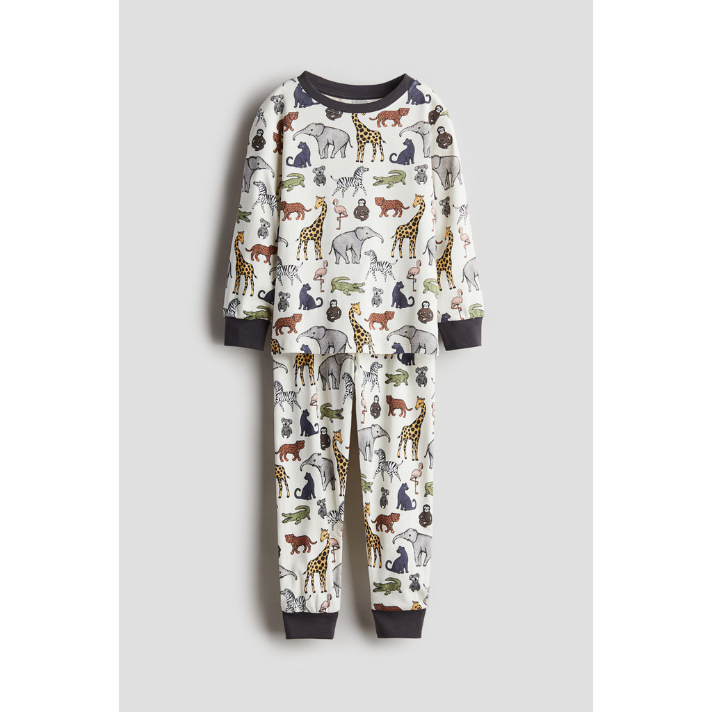 H&M Patterned jersey pyjamas 1234973_1