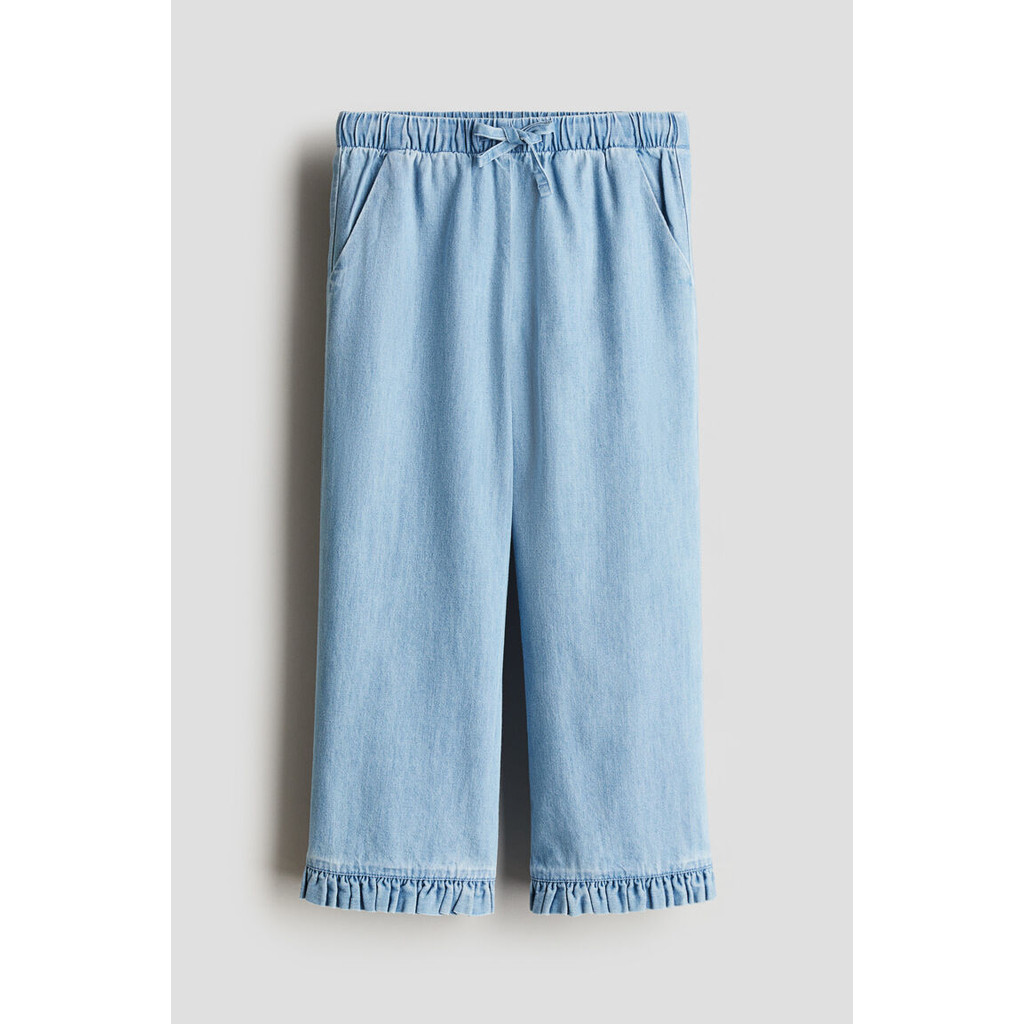 H&M Girls Wide frill-trimmed trousers 1251358_1
