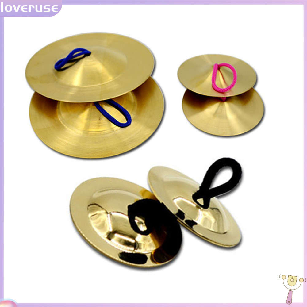 Jywj เครื่องดนตรีฉาบทองเหลือง 1 คู่
