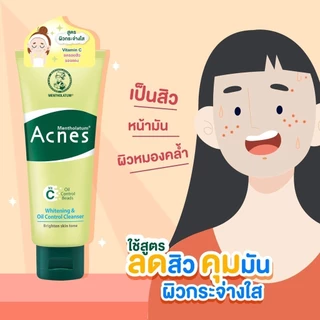 MENTHOLATUM ACNES WHITENING&OIL CONTROL CLEANSER 100G