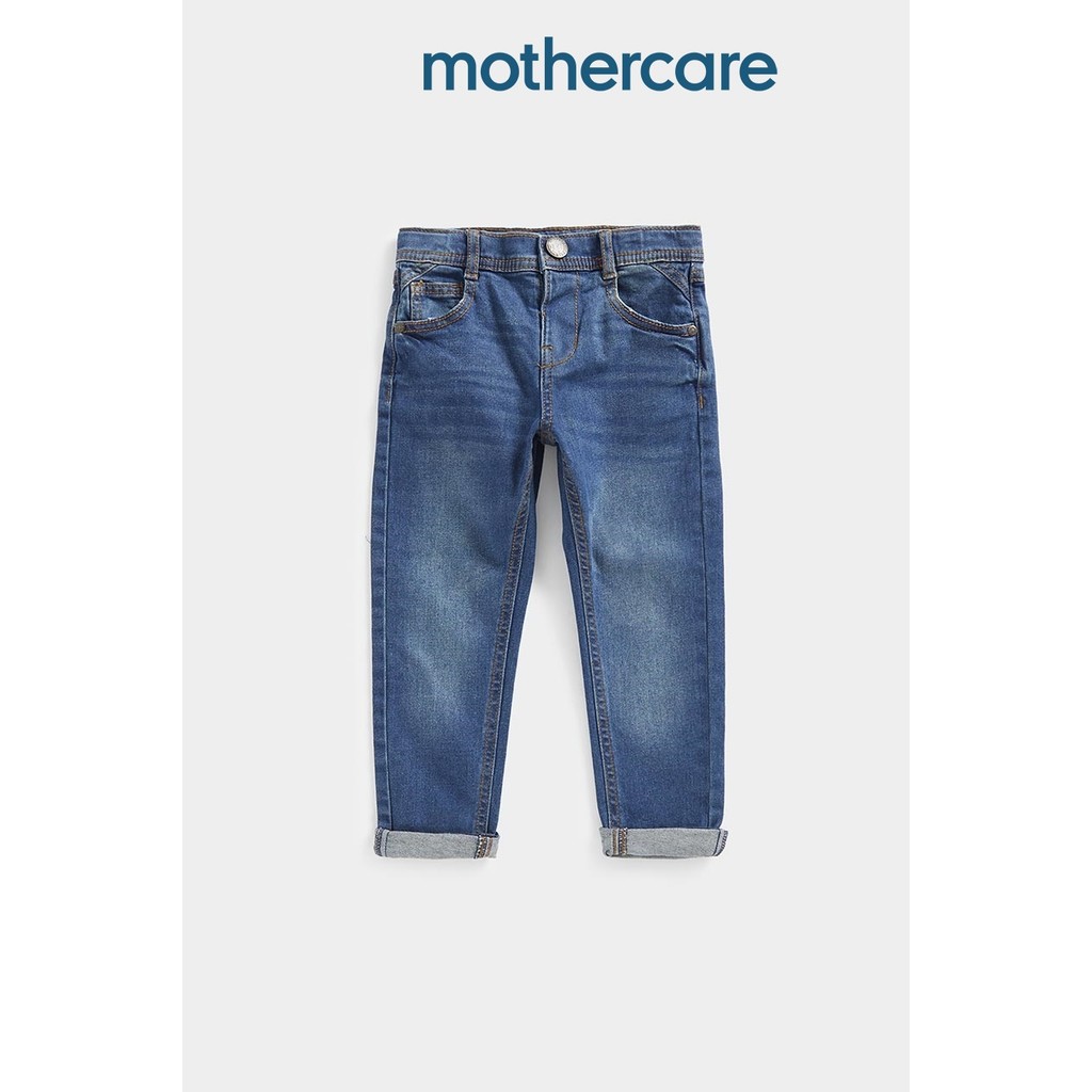 กางเกงยีนส์เด็กผู้ชาย Mothercare Dark-Wash Skinny Jeans EB390