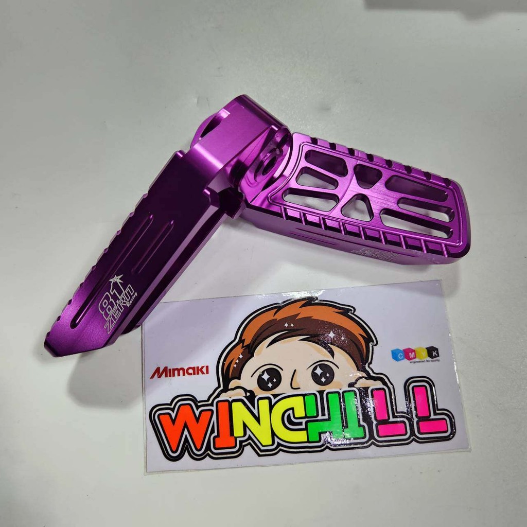 ZERN8.1 พักเท้าหลัง จีออโน่ GEORNO งานCNC สีม่วง