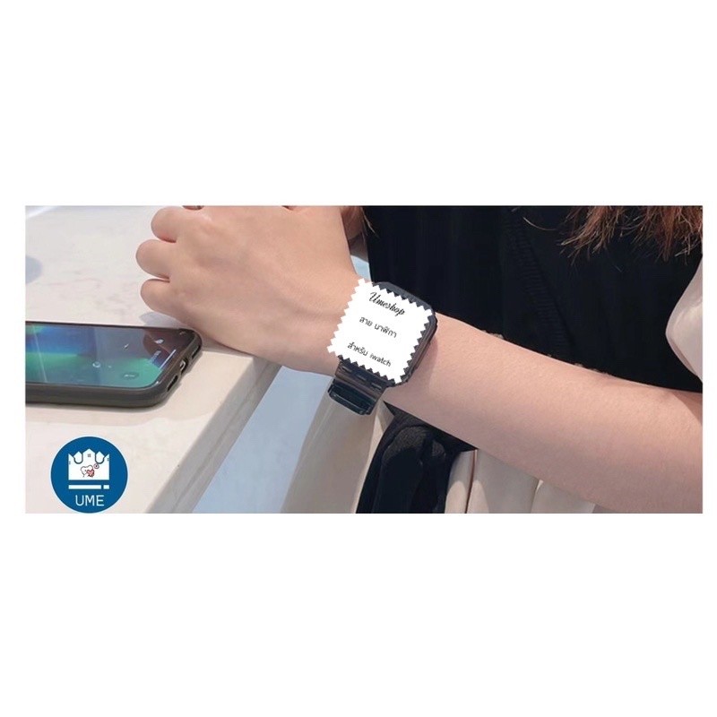 ส่งเร็ว🔥41 45มิลลิเมตร 2in1 เคส สายแอป.เปิ้ลวอช watch 7 สาย+case i watch 7 6 5 4 3 se