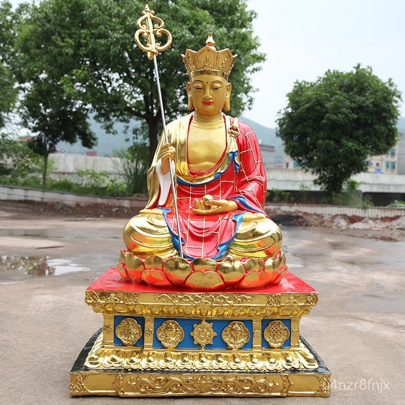 พระวิหารกษิติมา เครื่องประดับที่อุทิศให้กับ Jiuhuashan Ksitigarbha King 1สีเบจ3คิงคองไทจิโซ 1MWH