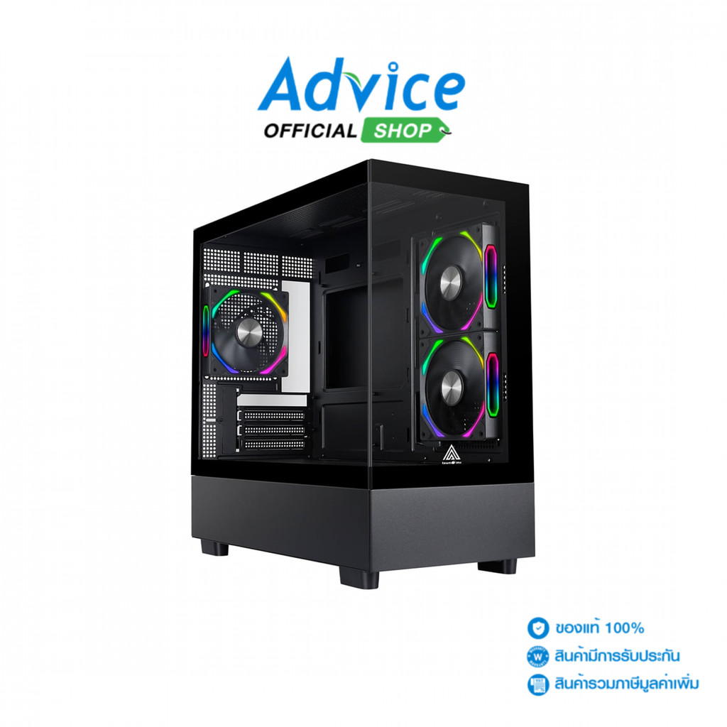 mATX CASE (NP) TSUNAMI ADVENTURE Y KK ARGB BLACK - A0163326