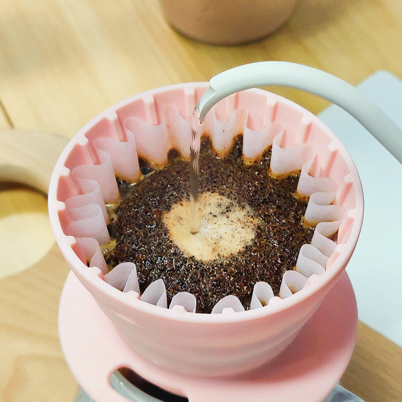 กระดาษกรองกาแฟแบบหยัก 50 แผ่น Wave Coffee Filter กระดาษกรอง Basket Paper Filter 155/185 CTCF