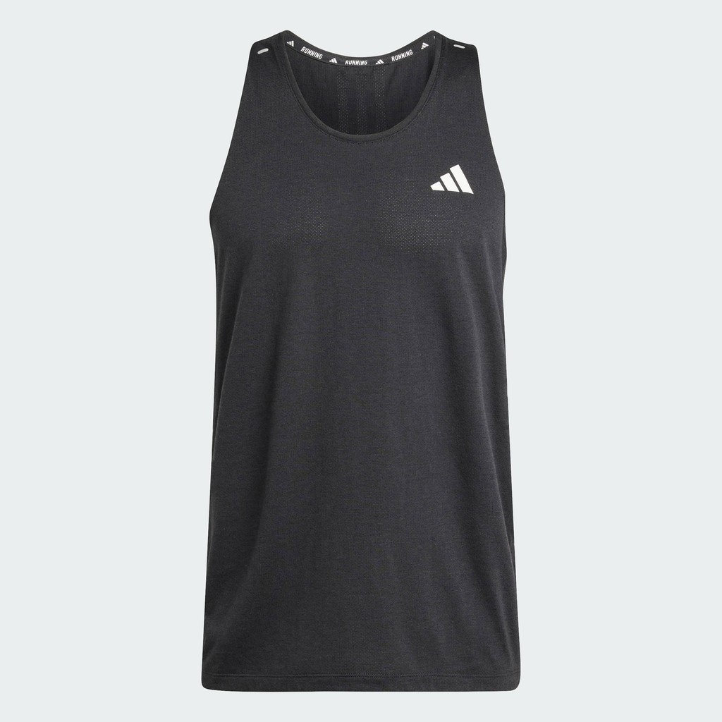 adidas Running Own the Run 3-Stripes Tank Top Men Black IQ3837