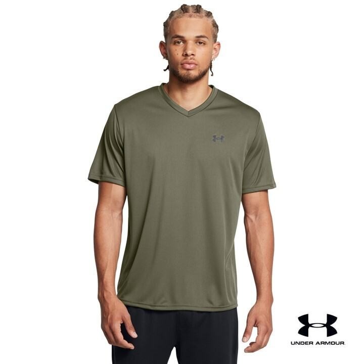 Under Armour เสื้อแขนสั้นคอวี UA Velocity สำหรับผู้ชาย