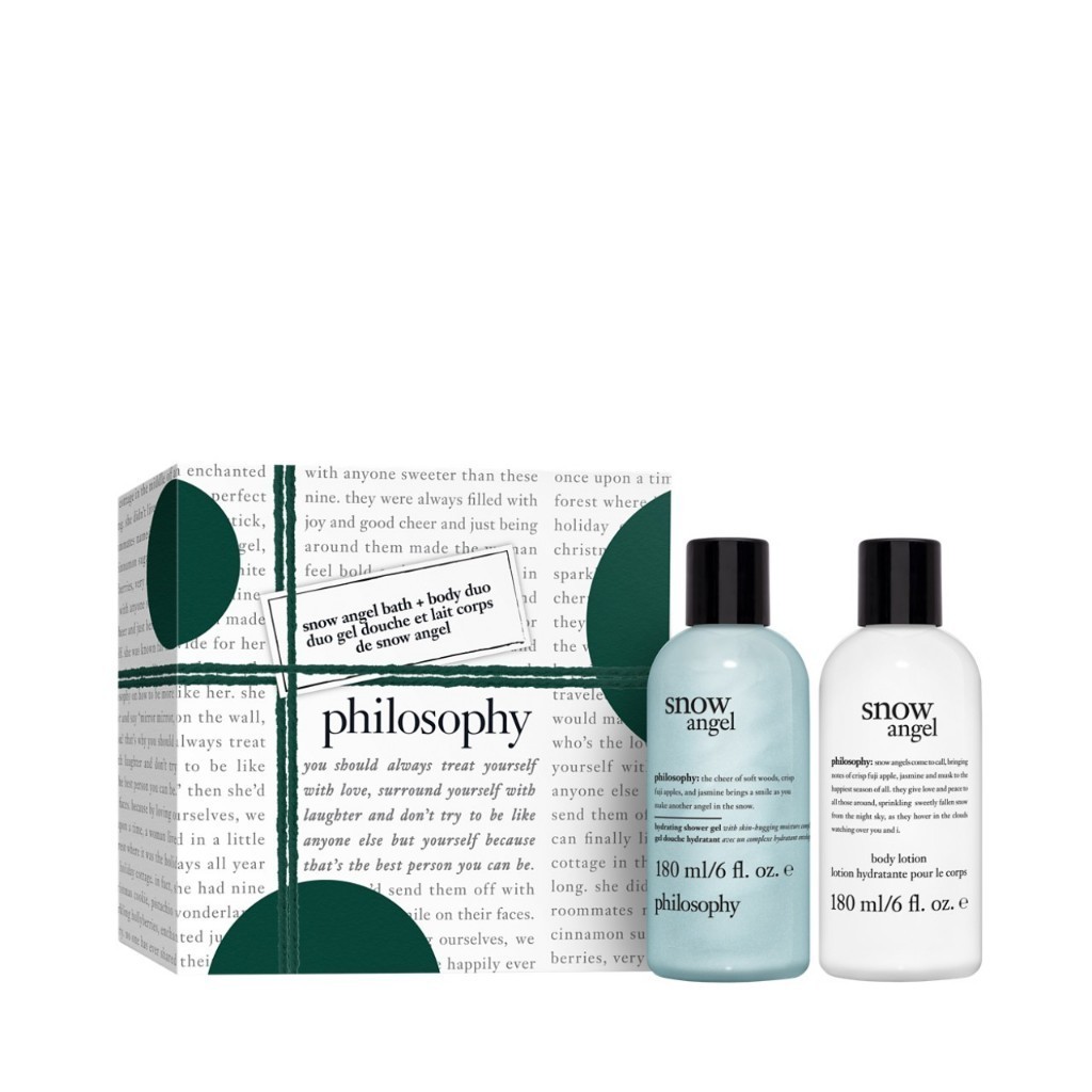 Philosophy Fragrances Snow Angel Body Set Box Shower Gel 180ml + Body Lotion 180ml