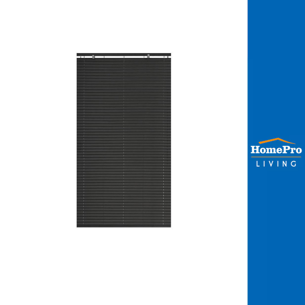 HomePro มู่ลี่ ไวนิล 70X130CM สีเทาเข้ม แบรนด์ HLS