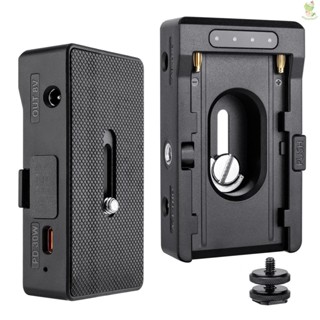 NP-F Battery Charger Metal Battery Adapter Plate with Type-C…