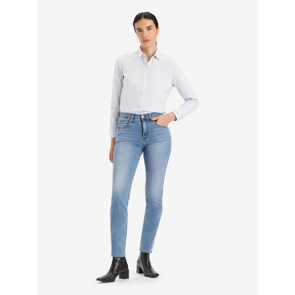 กางเกงยีนส์ผู้หญิง Levi’s® Women's 724 High-Rise Slim Straight Jeans