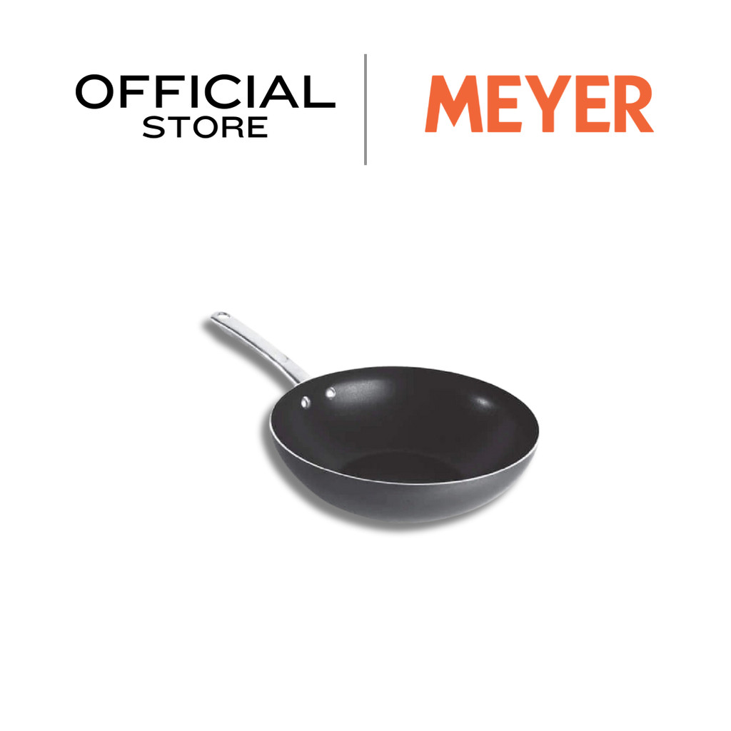 MEYER NEW EXCELLENCE กระทะผัดอลูมิเนียมทรงลึก เคลือบผิวลื่น ขนาด 26 CM. (13526-T)