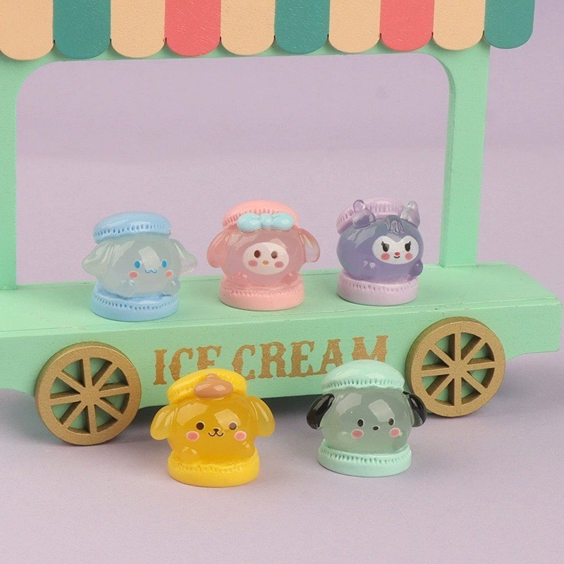 Luminous เครื่องประดับ  Pochacco   รถเดสก์ท็อปตกแต่ง DIY เคสโทรศัพท์ Hairpin อุปกรณ์เสร ราคา ถูกที่สุด ดีลบีเคเค แกลเลอรีภาพที่ 8