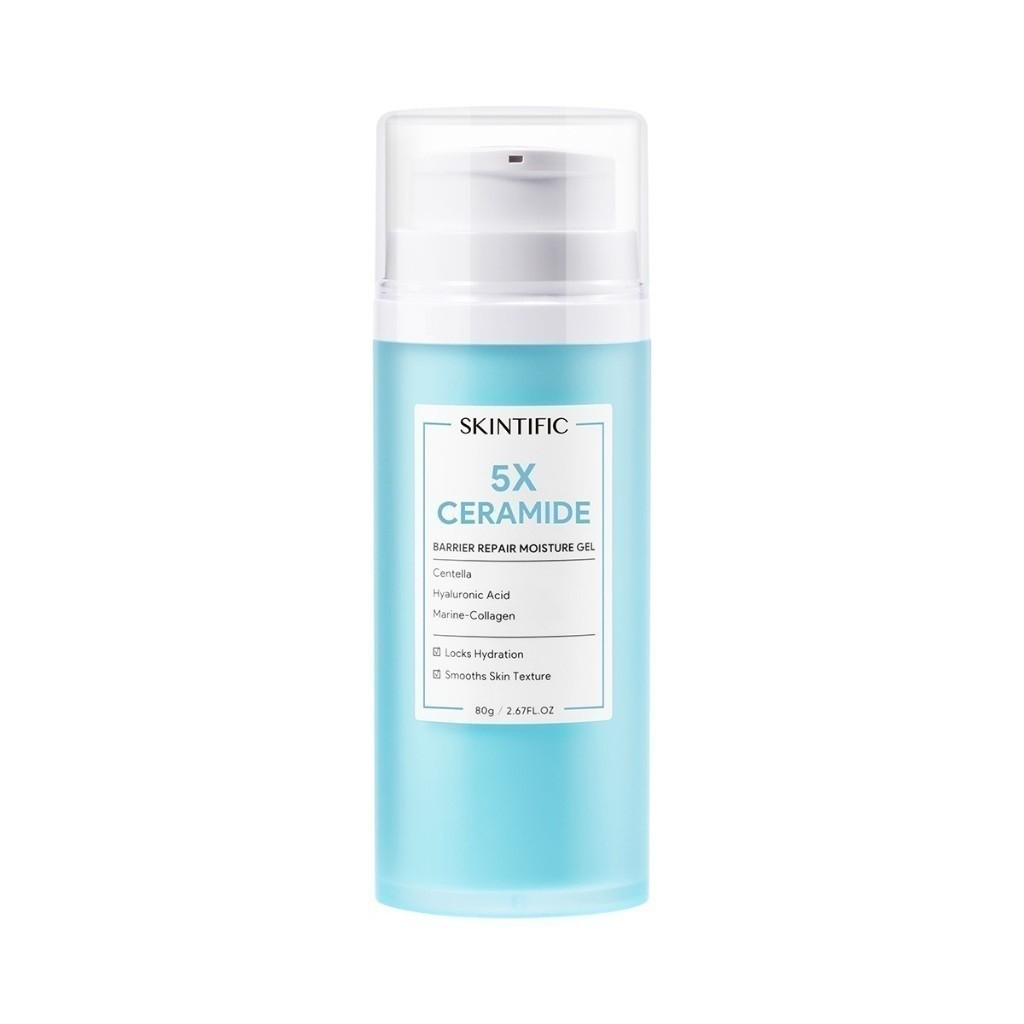 Skintific 5X Ceramide Barrier Moisture Gel 80G สกินทิฟิค 5X เซราไมด์ บาเรียร์ มอยเจอร์ เจล 80 กรัม