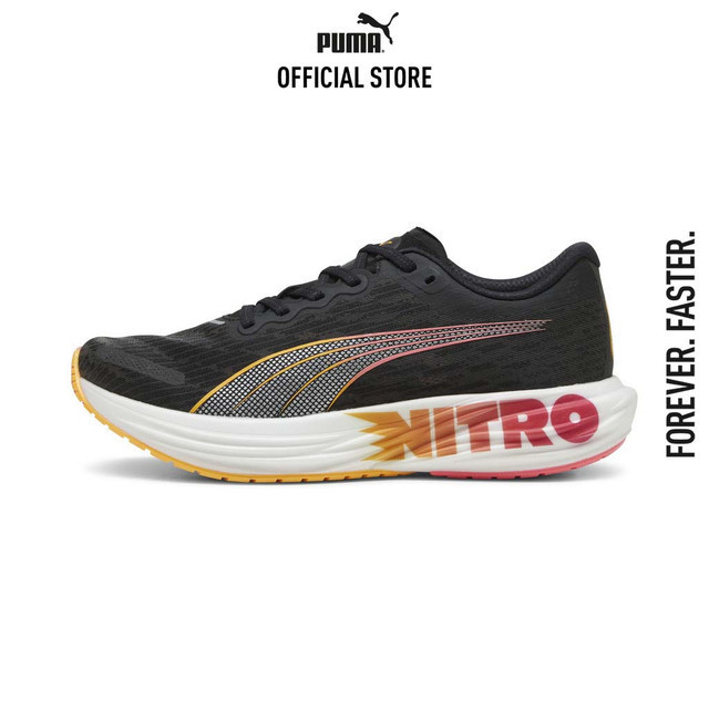 PUMA RUNNING - รองเท้าวิ่งผู้ชาย Deviate NITRO™ 2 สีดำ 30969701