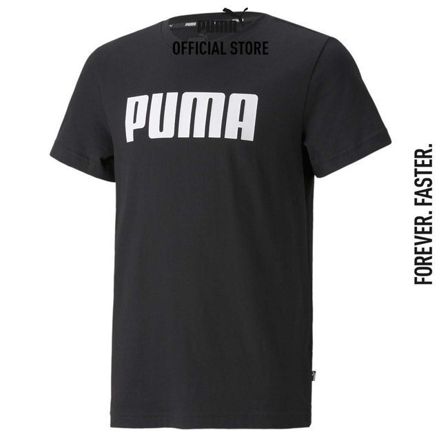 PUMA KIDS - เสื้อยืดเด็กโต Essentials Youth สีดำ - 84759401