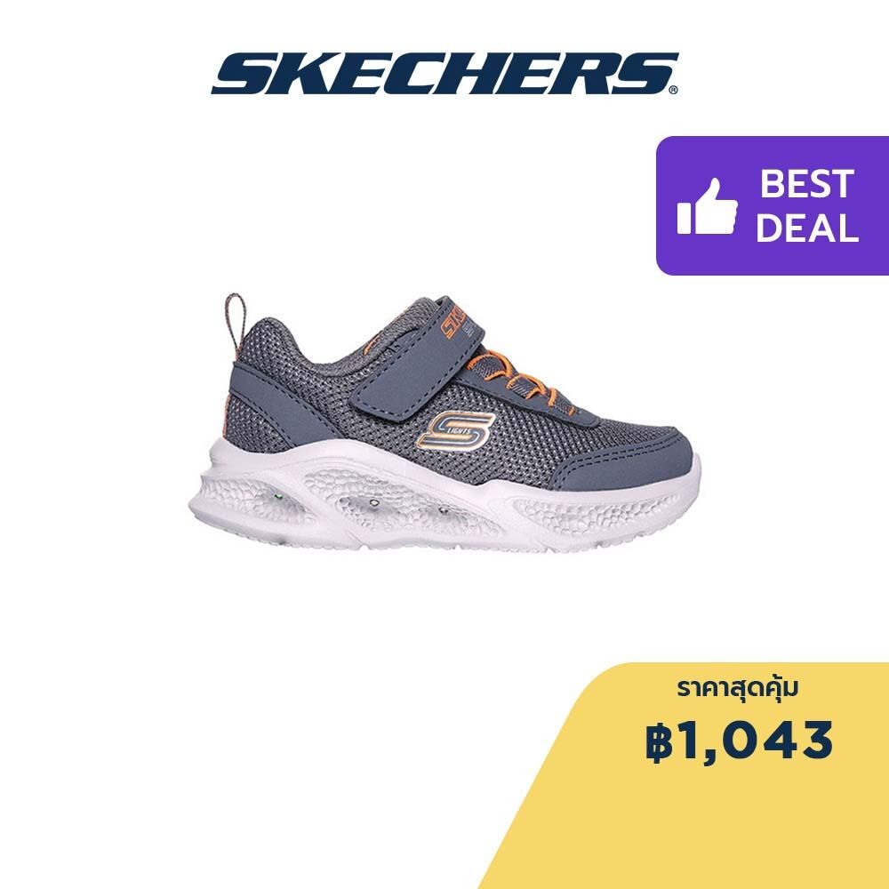 Skechers สเก็ตเชอร์ส รองเท้าเด็กผู้ชาย Boys S-Lights Meteor-Lights Shoes - 401675N-CCOR
