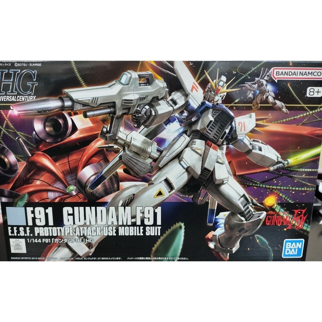 [Direct from Japan] BANDAI HG F91 GUNDAM GUNPLA ANIME TOY