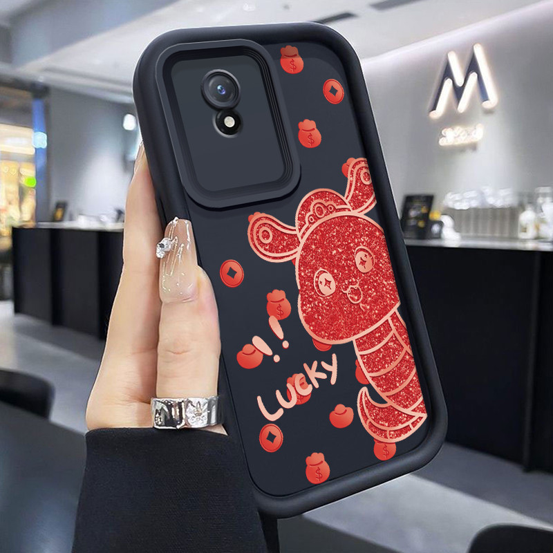 เคสสำหรับ VIVO Y02 VIVO Y02A VIVO Y02T Y02s เคสปีงูเคสโทรศัพท์
