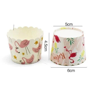 momomart ถ้วยปาเนตโทน ถ้วยคัพเค้ก ขนาดก้น 5ซม. บรรจุ 50 ใบ มีหลายรูปแบบ วัสดุกระดาษเกรดอาหาร