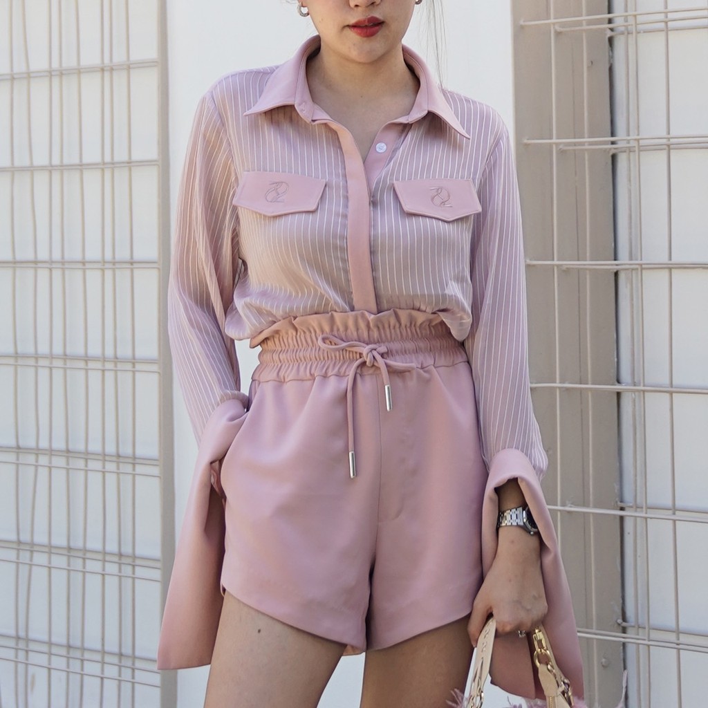 Twotwice -  Casual High Waisted Shorts