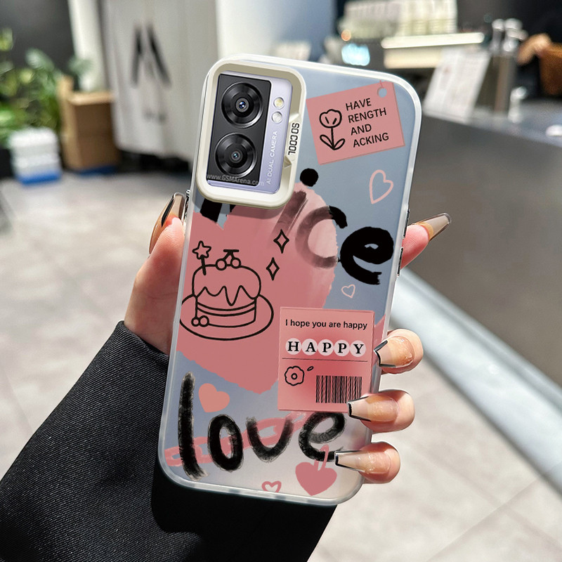 เคสสำหรับ OPPO A57 2022 A77 2022 A57s A57e A77s เคสโทรศัพท์แฟชั่นนำโชคเคสโทรศัพท์เคสโทรศัพท์โปร่งใส