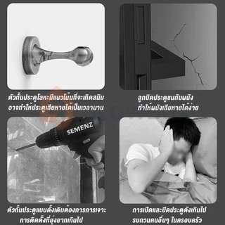 GB.กันชนประตูซิลิโคน แบบแม่เหล็ก กันชน แข็งแรง ไร้เสียง ติดประตู สําหรับบ้าน ห้องครัว ห้องนอน เฟอร์นิเจอร์ ฮาร์ดแวร์