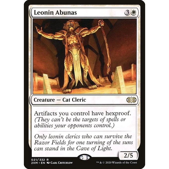 [Double Masters] - [2XM] - (R) -[Leonin Abunas] -  [2020]