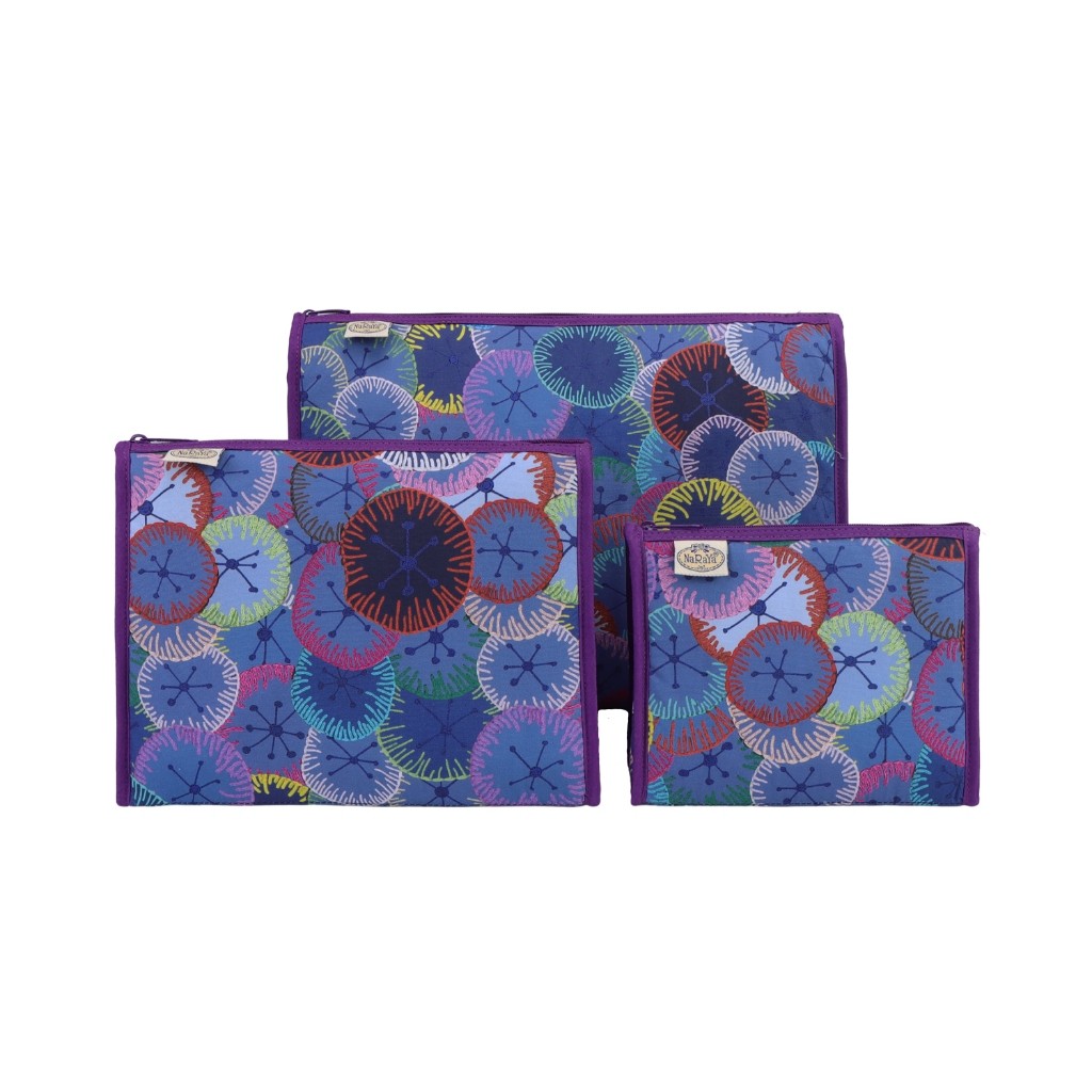 NaRaYa Cosmetic Bags กระเป๋าเครื่องสำอาง (เซต 3 ชิ้น) NB-84N/LMS