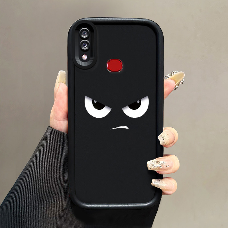 เคสสำหรับ Samsung Galaxy A10s M01s เคสป้องกันการกระแทกซิลิโคนเคสโทรศัพท์มีลายดวงตายอดนิยม
