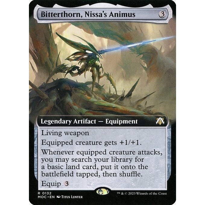 [March Of The Machine Commander] - [MOC] - (R) -[Bitterthorn, Nissa's Animus] -  [2023]