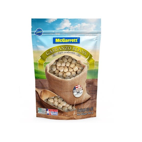 Mcgarrett Garbanzo Beans 500G ถั่วลูกไก่ แม็กกาแรต