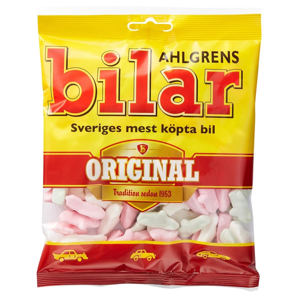 Ahlgrens Bilar Original Cars Candy 125G