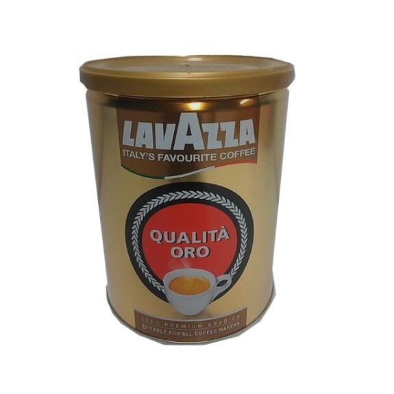 Lavazza Qualita Oro Ground Coffee 250G ลาวาซซ่า กาแฟ กาแฟคั่วบด กาแฟนำเข้าจากอิตาลี