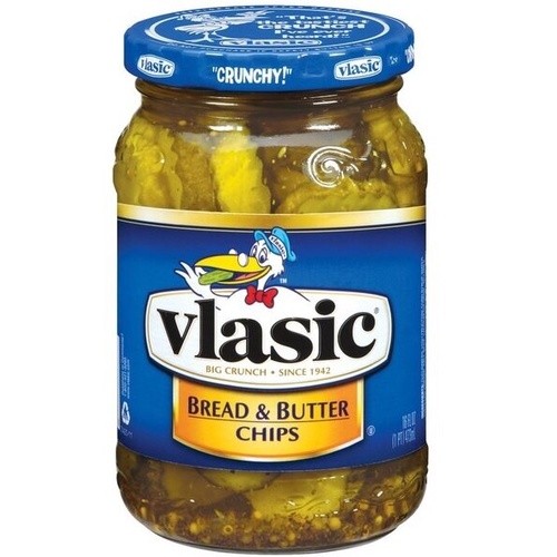 Vlasic Bread & Butter Pickle Chips 710Ml ผักดอง ผักดองนำเข้า ผักดองอเมริกัน