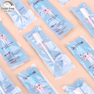 Dodolove ผ้าก๊อซทำความสะอาดช่องปากเด็กทารก แพคแยก 1ห่อต่อ 1ก้าน สะอาดมากๆ ขนาด 30ก้าน ดูดูเลิฟ