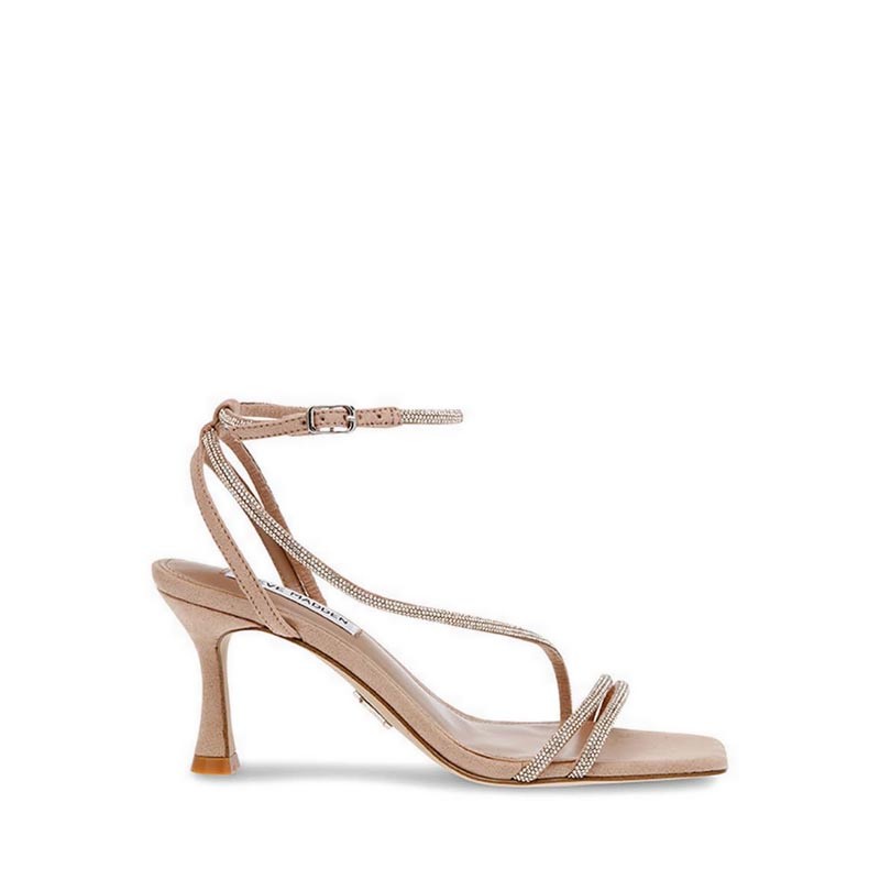Steve Madden รองเท้าแตะส้นสูงผู้หญิง- สีชมพูอ่อน