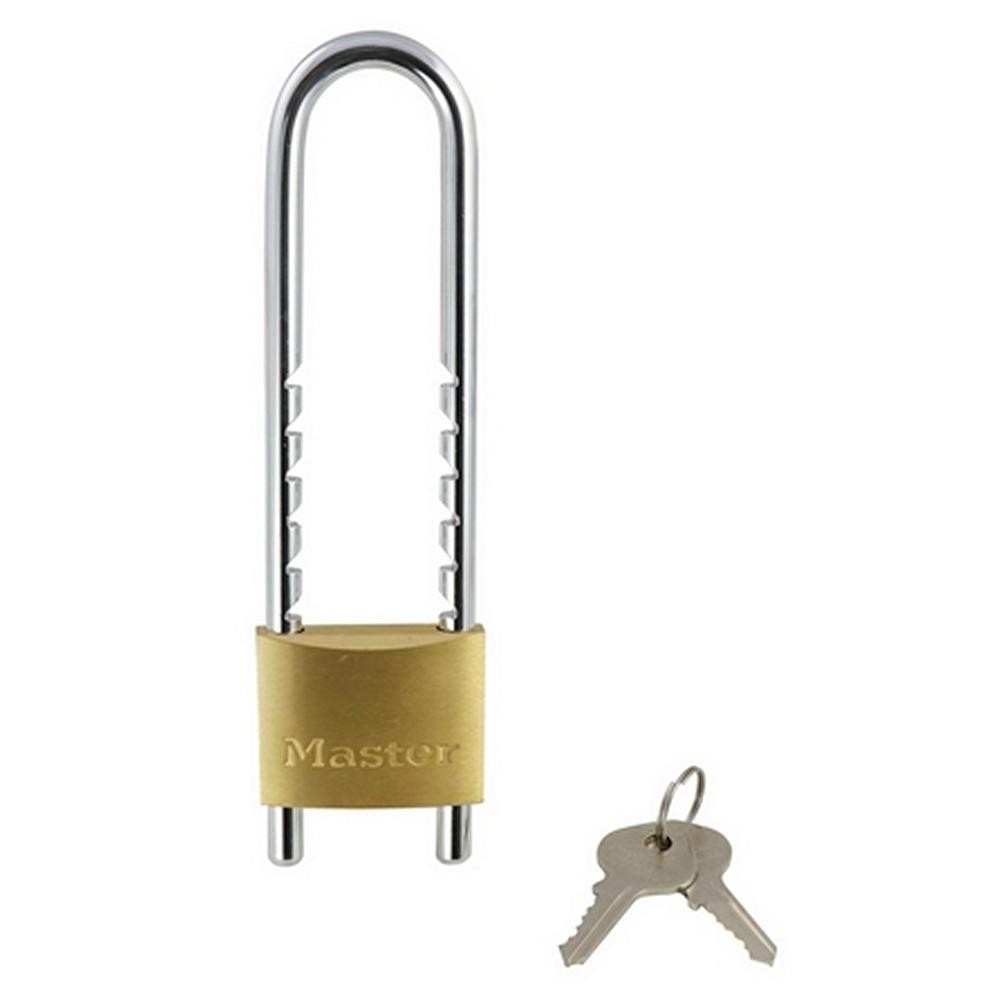 MASTER LOCK กุญแจสปริง MASTER LOCK 1950EURD 50 มม. สีทอง อุปกรณ์ประตู กุญแจคล้อง KEYED-ENTRY SPRING 