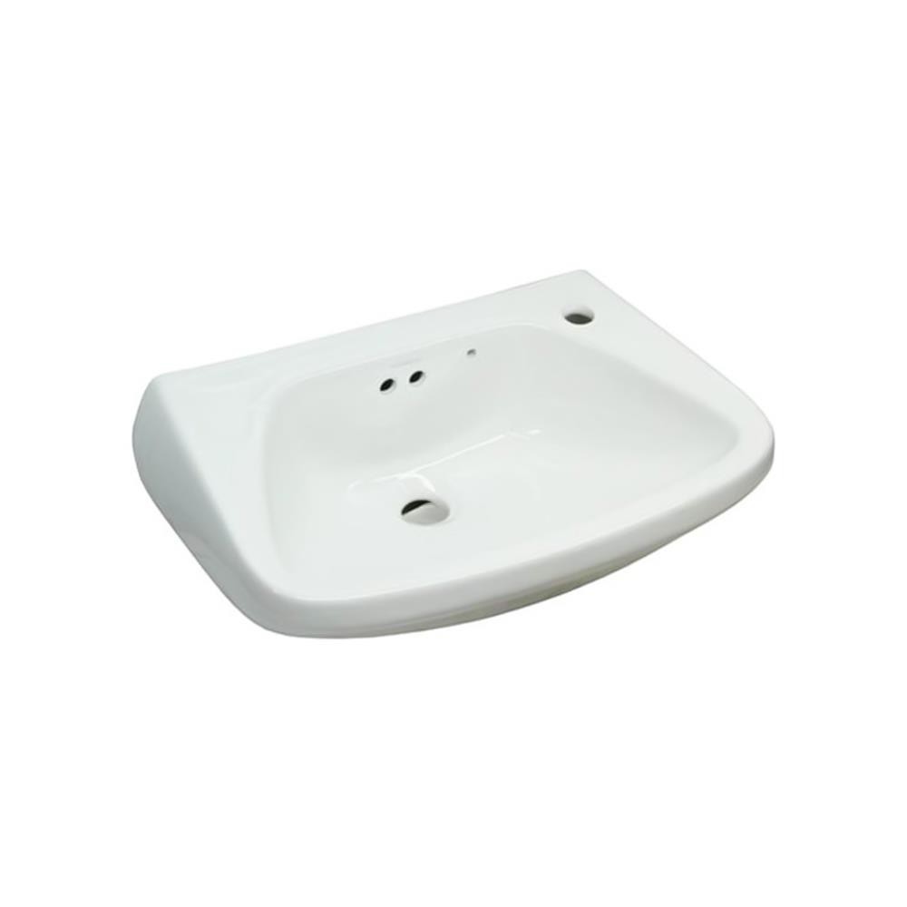 NASCO อ่างล้างหน้าแขวน NASCO NL-085W-A สีขาว อ่างล้างหน้า อ่างล้างหน้าแบบแขวน WALL HUNG WASHBASIN NA