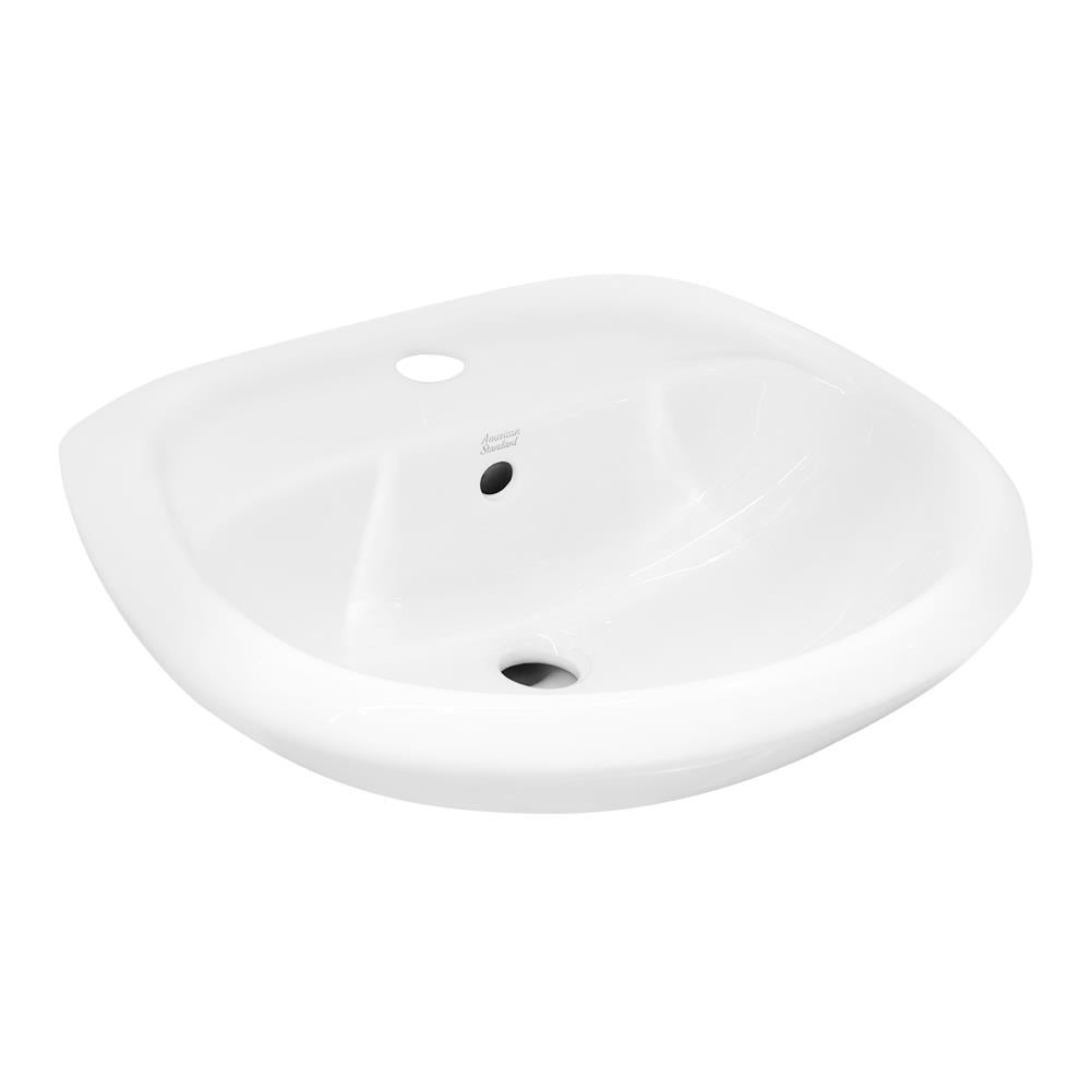 AMERICAN STANDARD อ่างล้างหน้าแขวน AMERICAN STANDARD 0979-WT-0 สีขาว อ่างล้างหน้า อ่างล้างหน้าแบบแขว