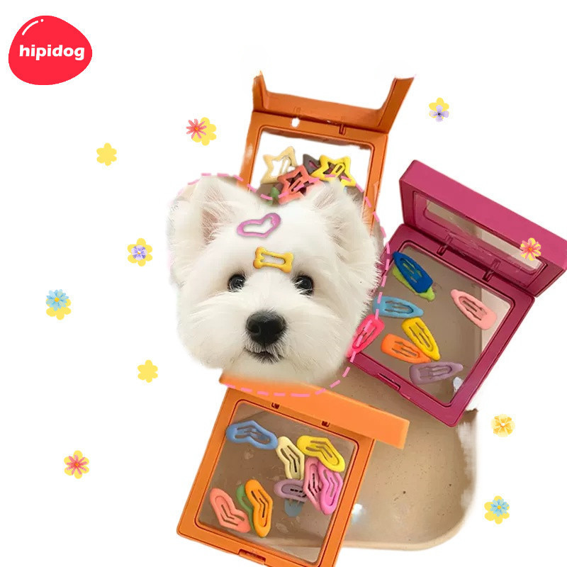 【Hipidog】Pet Mini BB Clip Hairpin Than Bear Headgear Puppy Clip Dog Haircard
