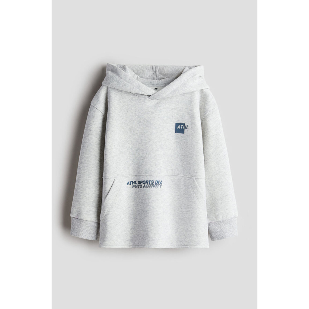 H&M เด็กผู้ชาย Printed hoodie 1253053_1