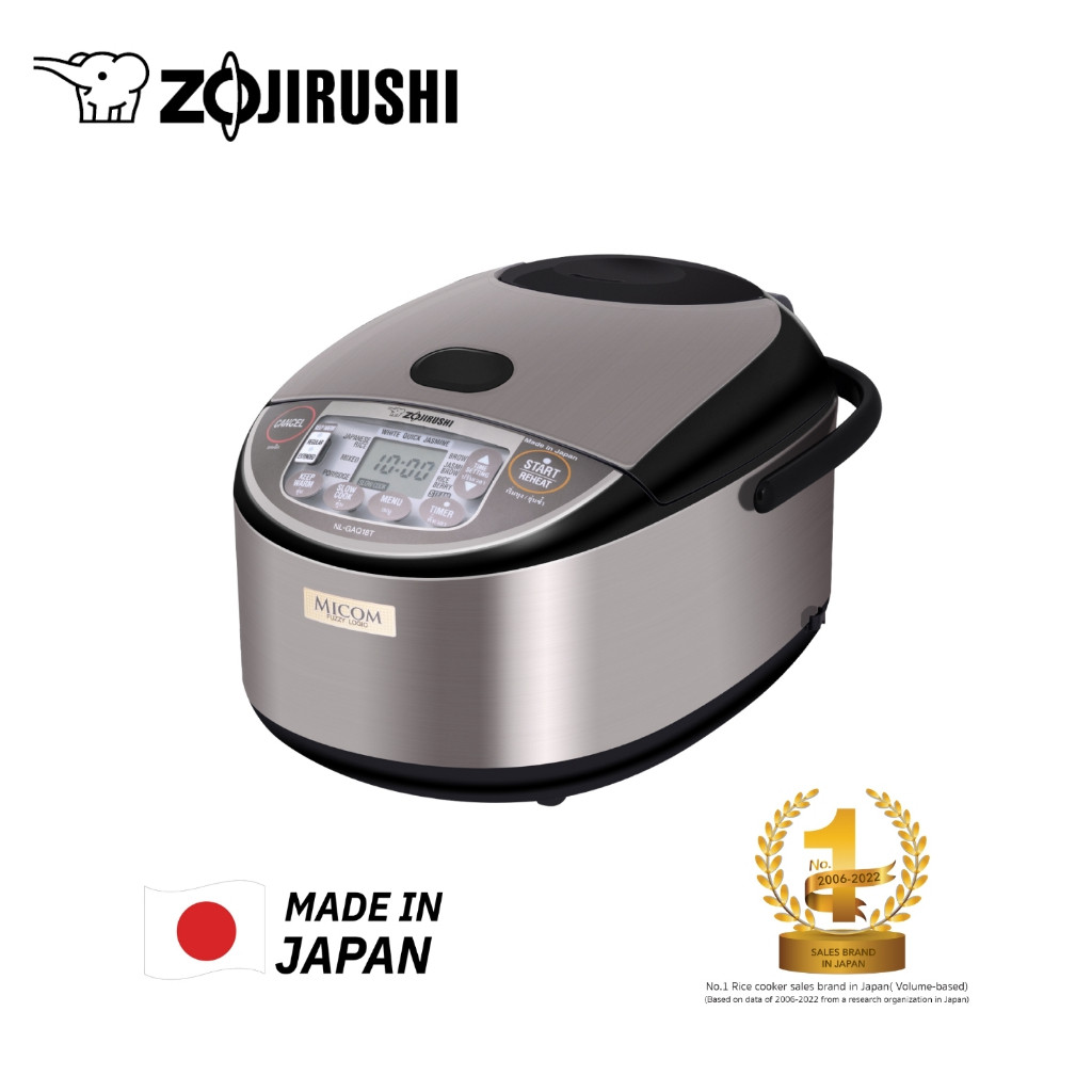 (สินค้าพร้อมส่ง) Zojirushi หม้อหุงข้าวอันดับ 1 ครองใจคนญี่ปุ่นนานกว่า 13 ปี Made in Japan รุ่น NL-GAQ10T รับประกัน 1 ปี