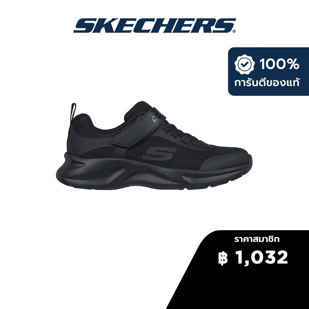Skechers สเก็ตเชอร์ส รองเท้าเด็กผู้หญิง Girls Shoes - 303552L-BBK Lightweight, Machine Washable