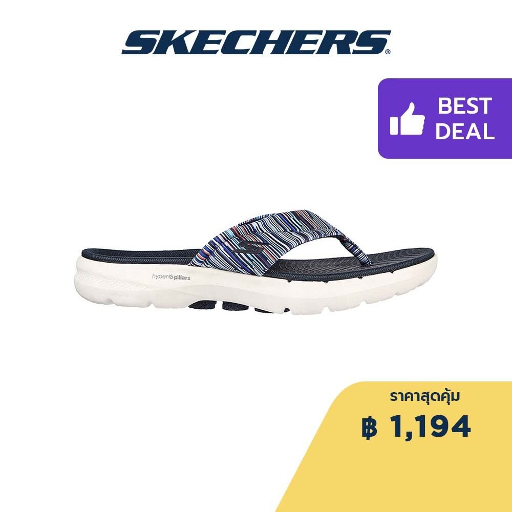 Skechers สเก็ตเชอร์ส รองเท้าแตะผู้หญิง Women On-The-GO GOwalk 6 Sandals - 141000-NVMT
