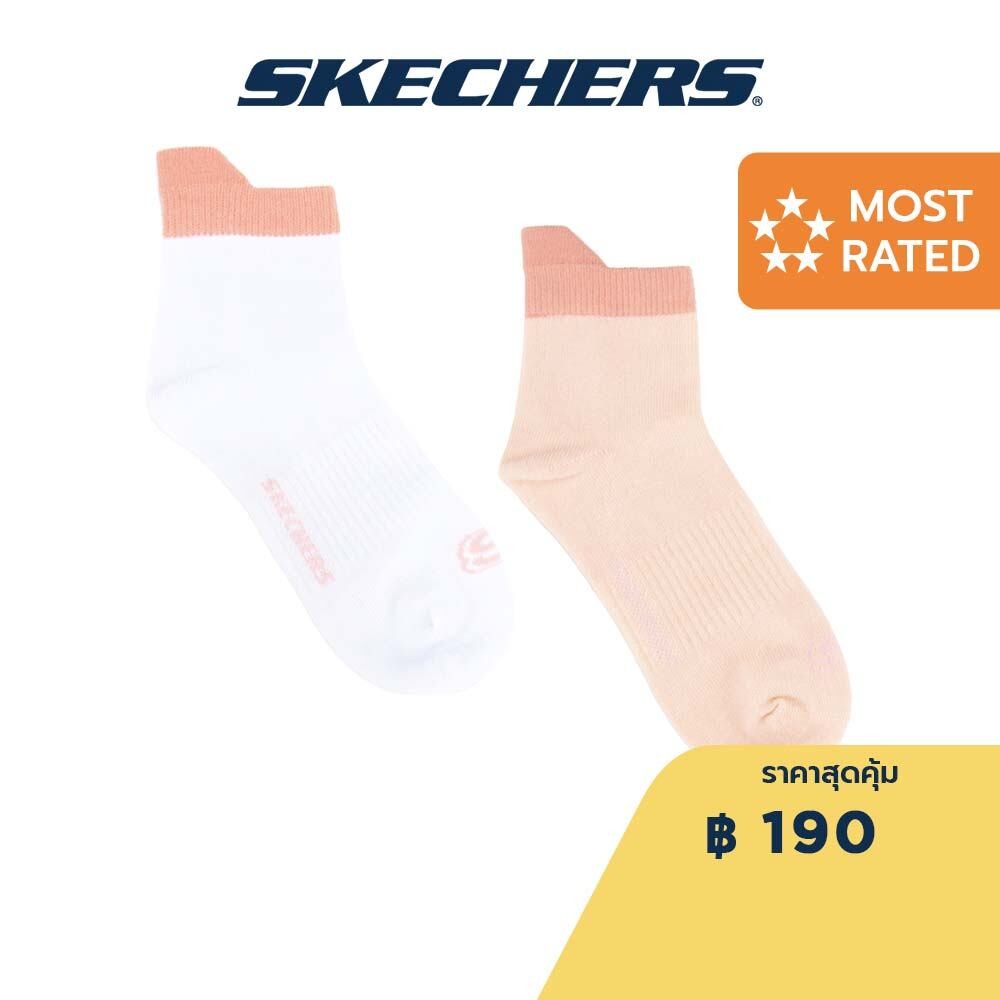 Skechers สเก็ตเชอร์ส ถุงเท้าหุ้มข้อเด็ก Kids Quarter Sock Accessory - P323K006-030F